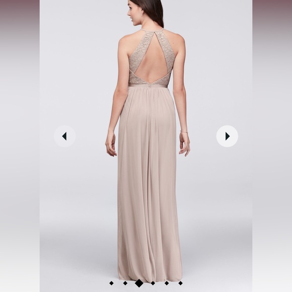 David’s Bridal Open-Back Lace and Mesh Bridesmaid Dress - Picture 9 of 9